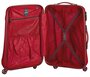 Комплект пластиковых чемоданов 4-х колесных March Twist, красный