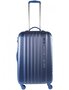Средний чемодан из пластика 4-х колесный 67 л March Ribbon, синий