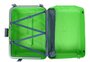 Большой полипропиленовый чемодан на 4-х колесах 90 л Roncato Light, салатовый