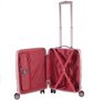 Комплект пластиковых чемоданов 4-х колесных March Ypsilon, розовый/шампань