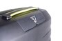 Малый чемодан из гибкого полипропилена 41 л Roncato Box, черный c желтым