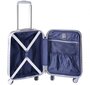 Комплект пластиковых чемоданов 4-х колесных March Ribbon, металлик