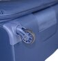 Сверхлегкий чемодан гигант тканевый 4-х колесный 107 л March Lite, синий