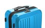 Большой пластиковый чемодан на 4-х колесах 80/90 л HAUPTSTADTKOFFER Xberg, голубой