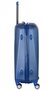 Средний чемодан из пластика 4-х колесный 73 л March New Carat, синий