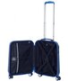 Малый чемодан из пластика 4-х колесный 40 л March New Carat, синий