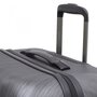 Малый чемодан из пластика 4-х колесный 40 л March Ribbon, черный