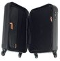 Малый чемодан из пластика 4-х колесный 41 л March Cosmopolitan, черный
