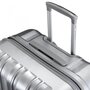 Комплект пластиковых чемоданов на 4-х колесах March Cosmopolitan, серебристый