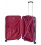 Комплект чемоданов из пластика 4-х колесных March Bumper, малиновый