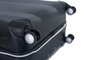 Средний чемодан из пластика 4-х колесный 72 л March Vision, черный