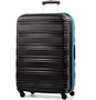 Rock Impact (L) Black/Blue 104 л чемодан из полипропилена на 4 колесах черный