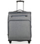 Средний текстильный чемодан 4-х колесный 66/74 л Rock Madison (M) Grey