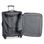 Средний текстильный чемодан 4-х колесный 66/74 л Rock Madison (M) Grey