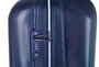 Малый чемодан из пластика 4-х колесный 40 л March Vision, темно-синий