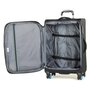 Большой текстильный чемодан 4-х колесный 87/101 л Rock Aura II (L) Black
