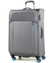 Большой текстильный чемодан 4-х колесный 87/101 л Rock Aura II (L) Grey