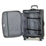 Большой текстильный чемодан 4-х колесный 87/101 л Rock Aura II (L) Grey