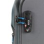 Средний текстильный чемодан 4-х колесный 55/66 л Rock Aura II (M) Black