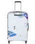 Премиум чемодан средних размеров из поликарбоната 71 л Roncato UNO ZIP ZSL ART, белый