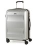 Средний чемодан из поликарбоната 4-х колесный 57 л Rock Amethyst (M) Silver