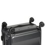 Средний чемодан из поликарбоната 4-х колесный 57 л Rock Amethyst (M) Silver