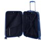 Комплект пластиковых 4-х колесных чемоданов March New Carat, синий