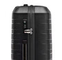 Легкий чемодан гигант из гибкого полипропилена 118 л Roncato Box, черный с белым