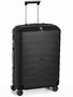 Большой чемодан из гибкого полипропилена 80 л Roncato Box, черный с белым