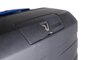 Большой чемодан из гибкого полипропилена 80 л Roncato Box, черный с синим
