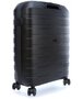 Малый чемодан из гибкого полипропилена 41 л Roncato Box, черный c синим