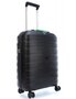 Мала валіза із гнучкого поліпропілену 41 л Roncato Box, чорний з зеленим