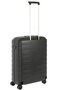 Малый чемодан из гибкого полипропилена 41 л Roncato Box, черный c белым