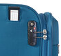 Средний текстильный чемодан на 4-х колесах 70/80 л Roncato Miglia, петролио
