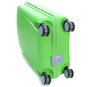 Малый полипропиленовый чемодан на 4-х колесах 30 л Roncato Light, салатовый