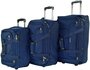 Дорожный комплект из 3-х сумок на 2-х колесах 40/73/101 л MARCH Gogobag, синий