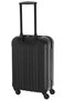 Малый чемодан из пластика 4-х колесный 41 л March Cosmopolitan, черный металлик