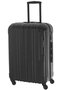 Средний чемодан из пластика 4-х колесный 74 л March Cosmopolitan, черный металлик