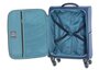 Малый тканевый чемодан 4-х колесный 37 л March Flybird, голубой