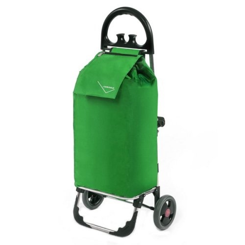 Aurora Venezia Click 50 Green 50 л сумка-тележка из полиэстера зеленая