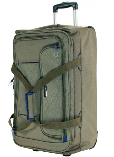 Большая дорожная сумка-чемодан на 2-х колесах 101 л MARCH Gogobag хаки Большая дорожная сумка-чемодан на 2-х колесах 101 л MARCH Gogobag хаки