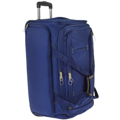 Большая дорожная сумка-чемодан на 2-х колесах 101 л MARCH Gogobag, синий Большая дорожная сумка-чемодан на 2-х колесах 101 л MARCH Gogobag, синий