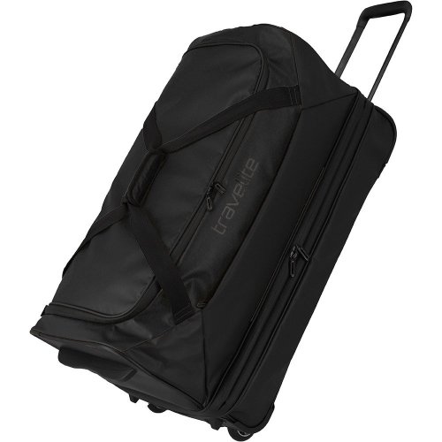 Большая дорожная сумка на колесах Travelite Basics – 98 л, 3,7 кг Черная Большая дорожная сумка на колесах Travelite Basics – 98 л, 3,7 кг Черная