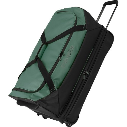 Большая дорожная сумка на колесах Travelite Basics – 98 л, 3,7 кг Зеленая