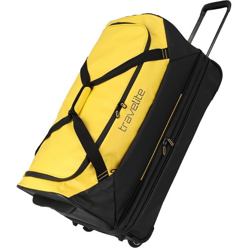 Большая дорожная сумка на колесах Travelite Basics – 98 л, 3,7 кг Желтая Большая дорожная сумка на колесах Travelite Basics – 98 л, 3,7 кг Желтая