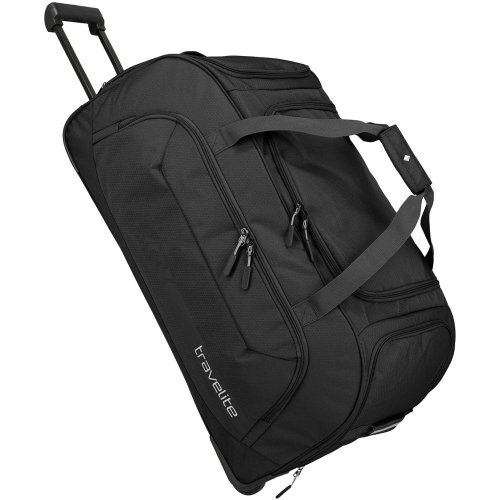Большая сумка на колесах Travelite – 120 л, 2,9 кг Черная
