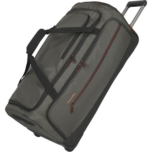 Большая сумка на колесах Travelite Crosslite 5.0 на 97 литров Зеленая