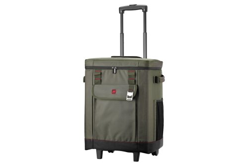 Велика термосумка на колесах 2E Picnic на 50 л Оливковий