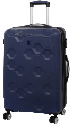 Большой 4-х колесный чемодан 84/105 л IT Luggage Hexa Blue Depths Большой 4-х колесный чемодан 84/105 л IT Luggage Hexa Blue Depths