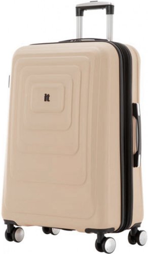 Велика 4-х колісна валіза 84/106 л IT Luggage Mesmerize Cream